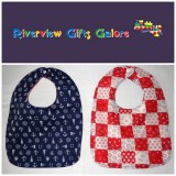 Reversible Bib - Nautical Reversible Bib - Nautical